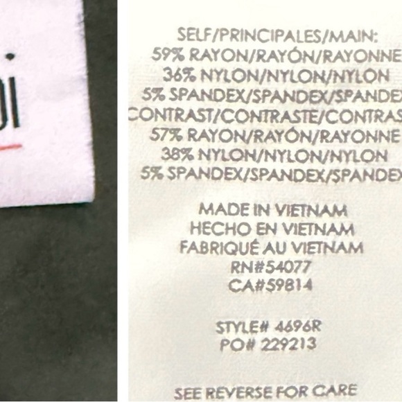 CAbi Green Wide Leg Pants High-Waisted Utility - Picture 5 of 5